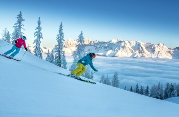 Skifahren am Hochwurzen © Schladming-Dachstein_Georg Knaus